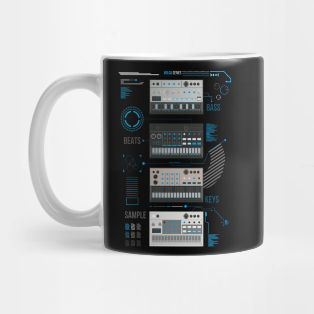 Volca Series / Blue by Synthshirt